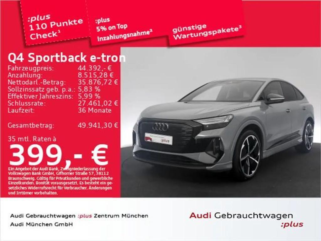 Audi Q4 e-tron Quattro S-Line