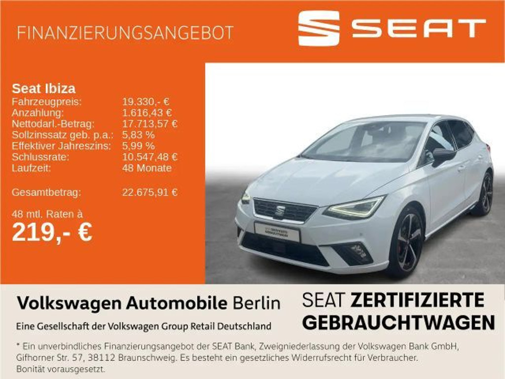 Seat Ibiza 1.0 TSI DSG