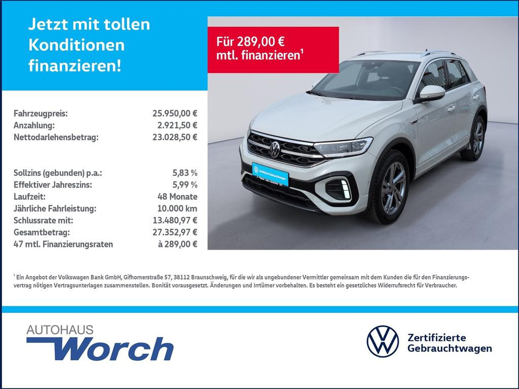 Volkswagen T-Roc R-Line 1.0 TSI