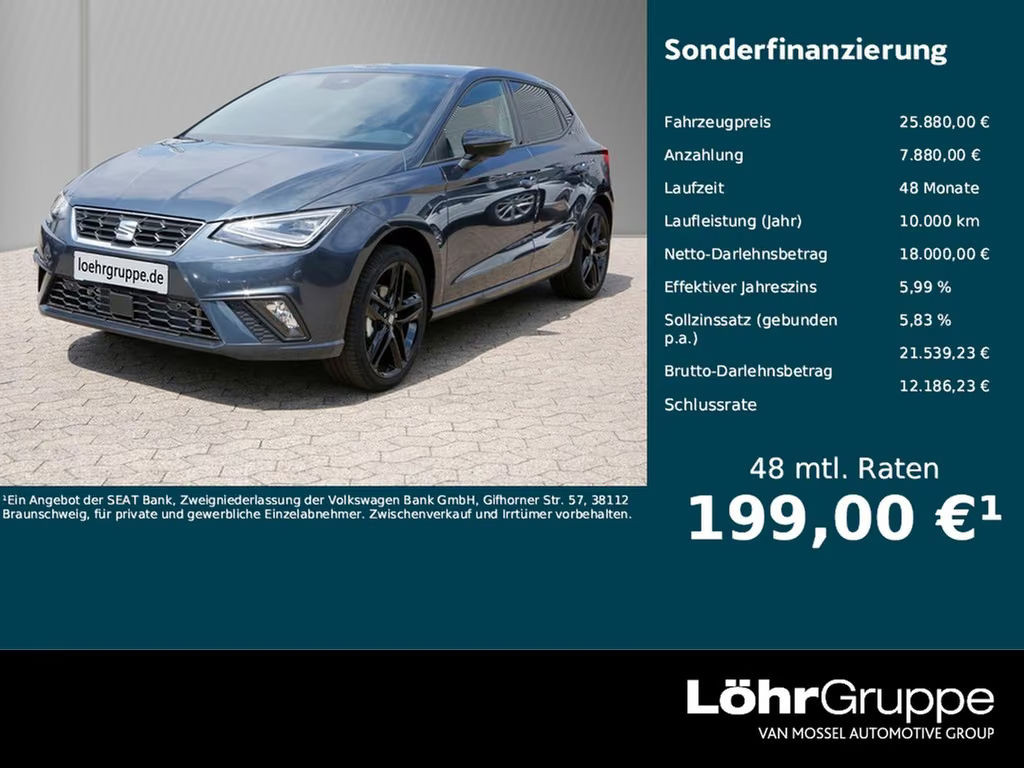 Seat Ibiza FR-lijn 1.0 TSI DSG
