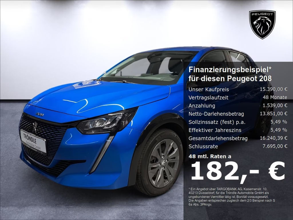 Peugeot e-208 Active Pack