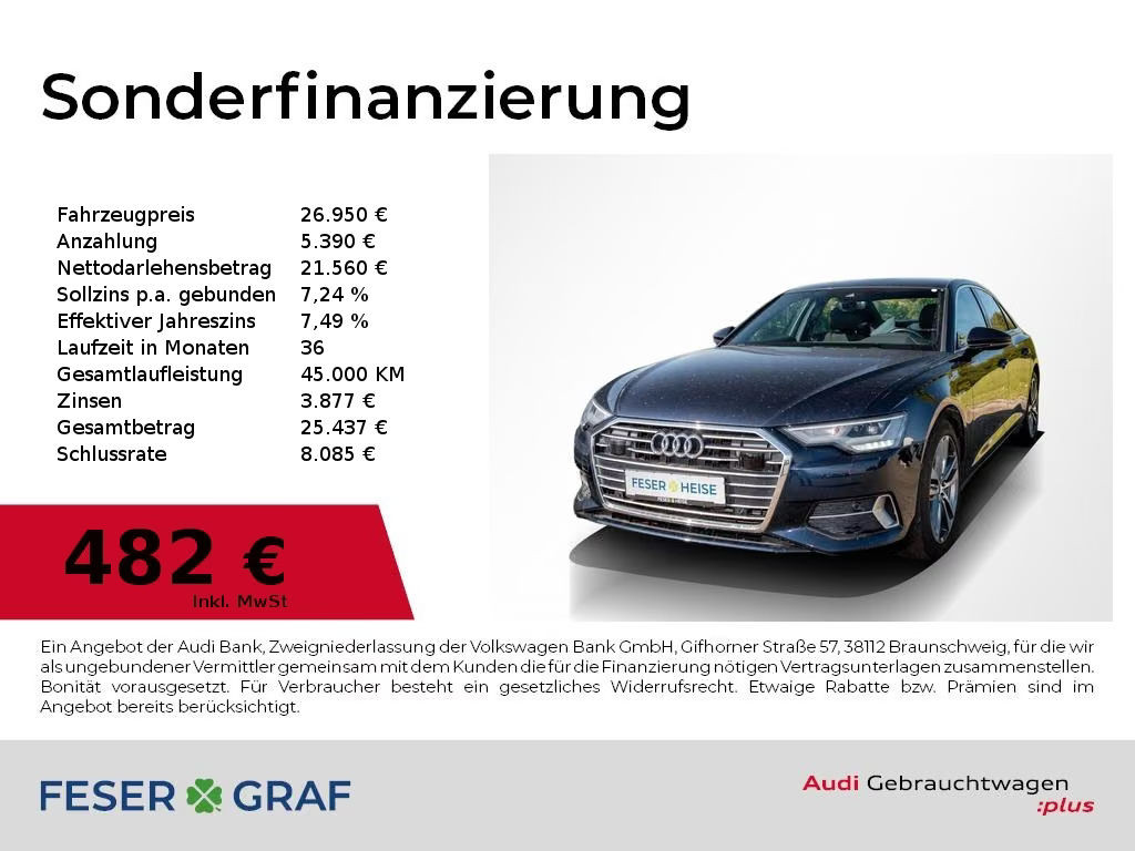 Audi A6 Sedan 40 TFSI