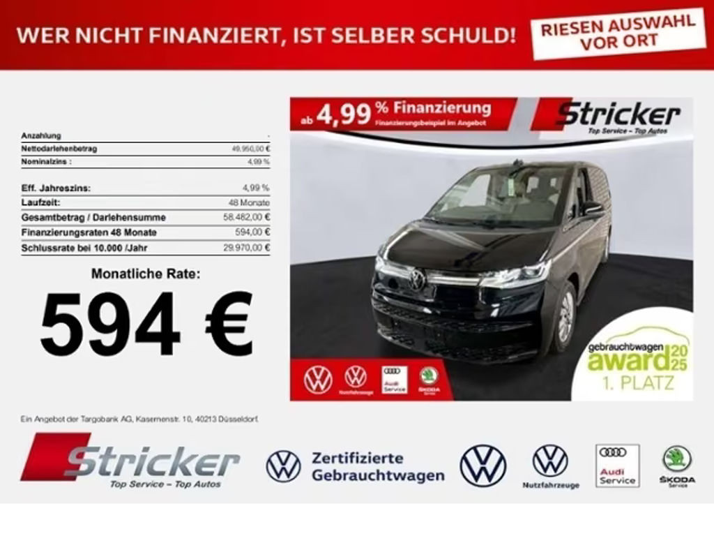 Volkswagen Multivan DSG Style 2.0 TSI T7