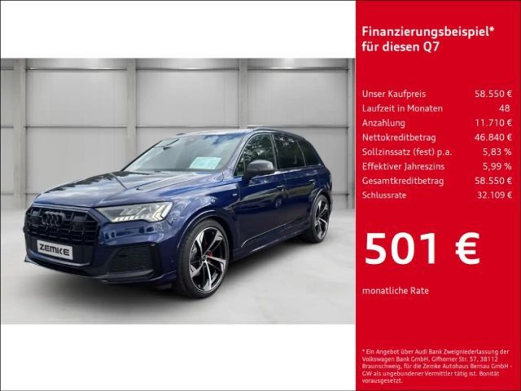 Audi Q7 Quattro Competition S-Line 50 TDI