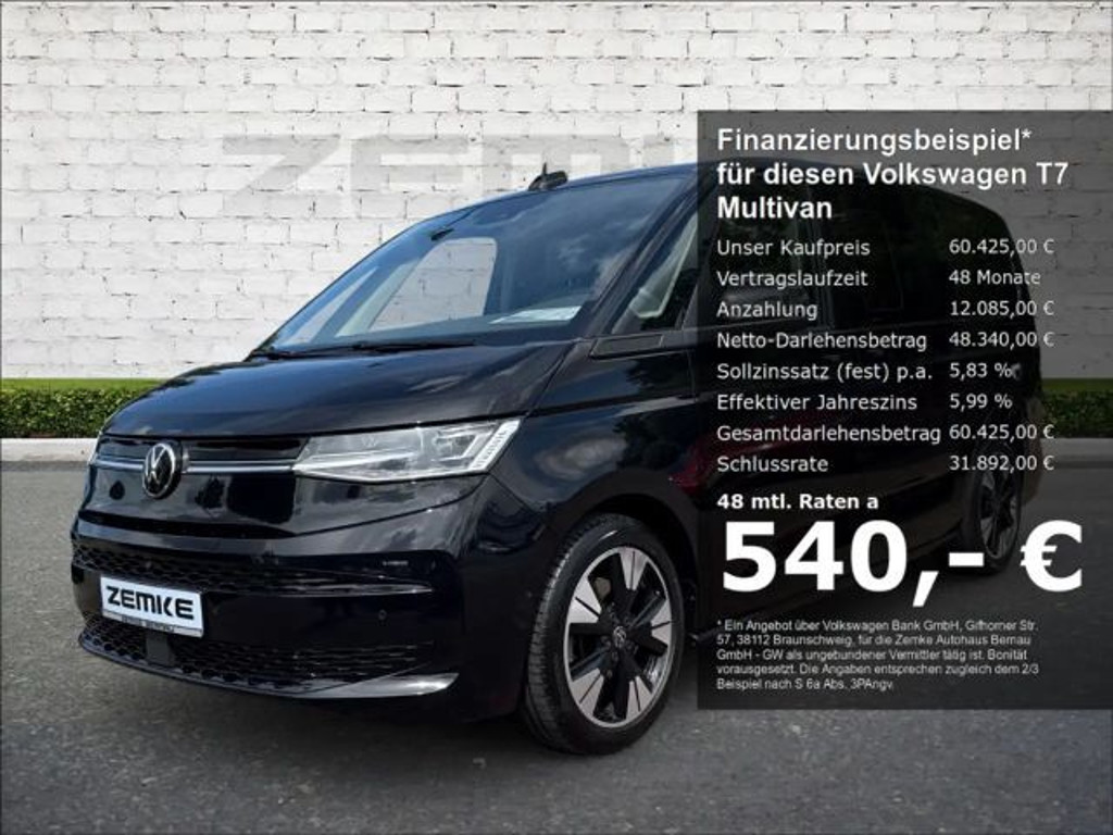 Volkswagen Multivan DSG Life 2.0 TDI Lang T7