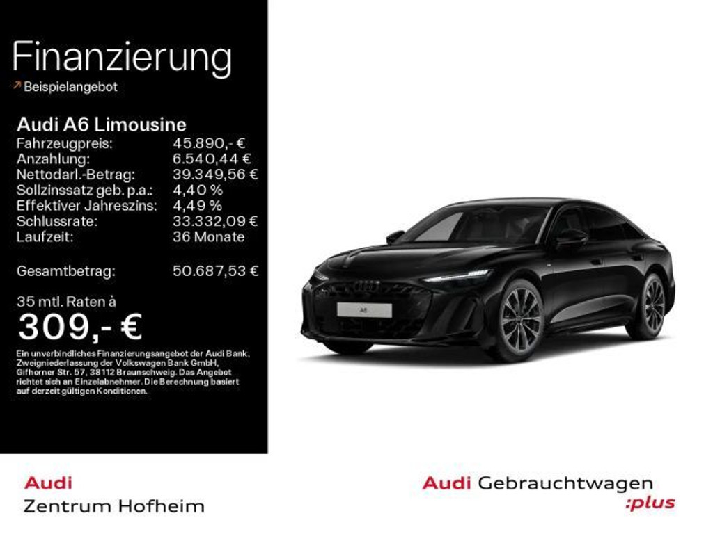 Audi A6 Sedan S-Line 40 TFSI