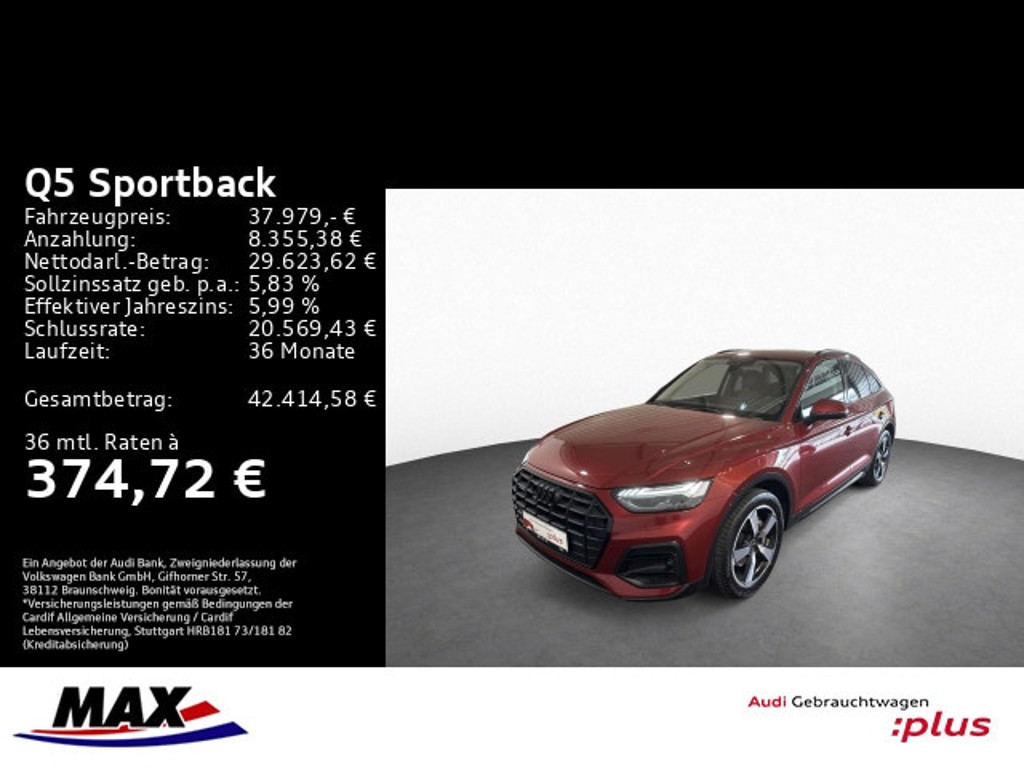 Audi Q5 Sportback Quattro 50 TDI