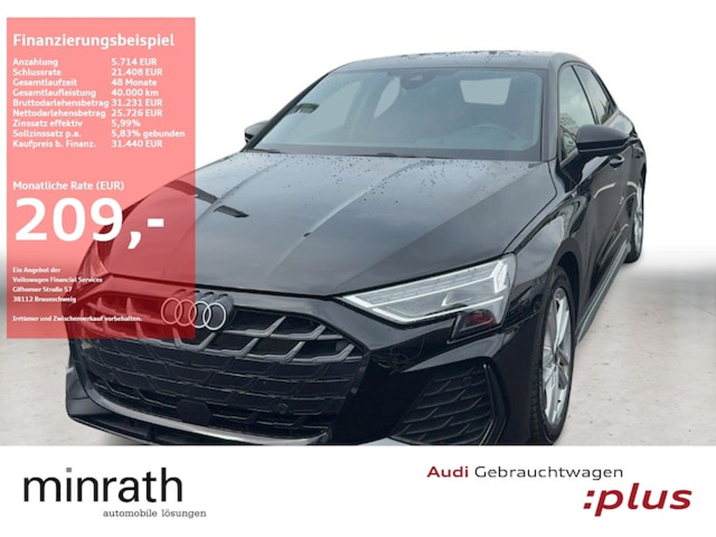 Audi A3 Sportback S-Line S-Tronic 35 TFSI