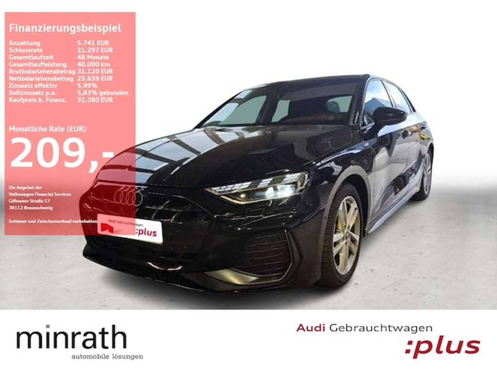 Audi A3 Sportback S-Line S-Tronic 35 TFSI