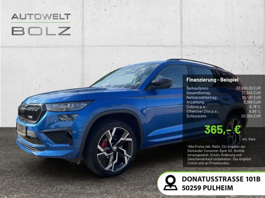 Skoda Kodiaq 4x4 RS 2.0 TSI