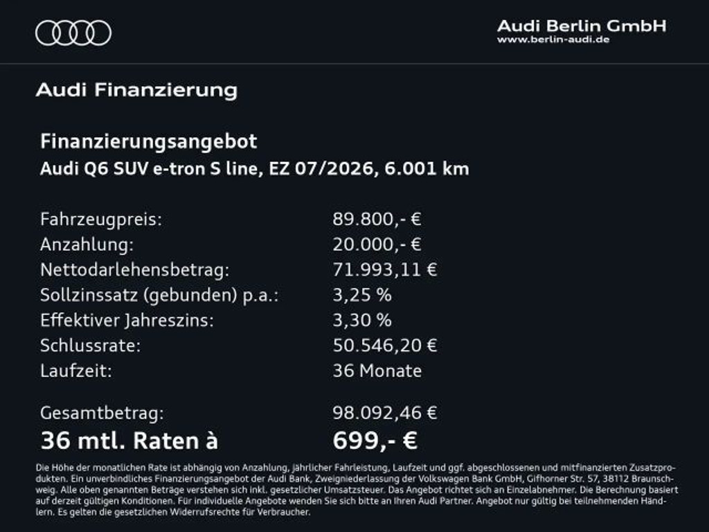 Audi Q6 e-tron