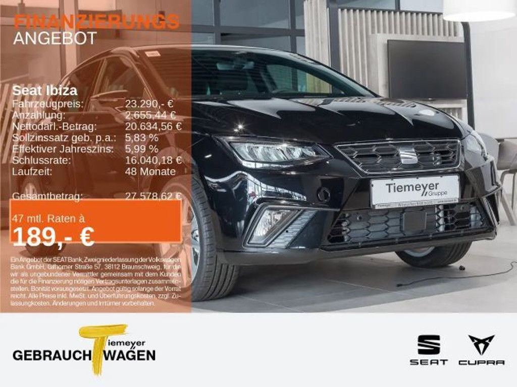 Seat Ibiza FR-lijn 1.0 TSI DSG