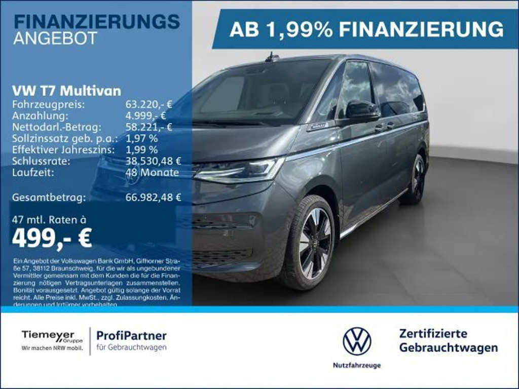Volkswagen Multivan Style eHybrid Lang T7