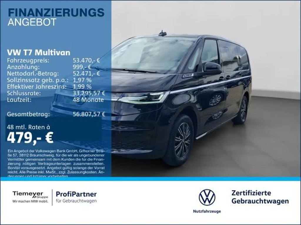 Volkswagen Multivan Style Lang T7