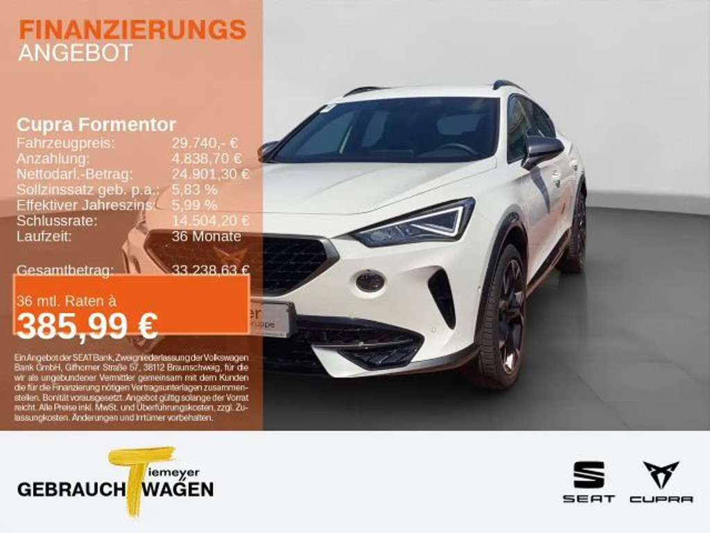 Cupra Formentor 2.0 TSI DSG VZ