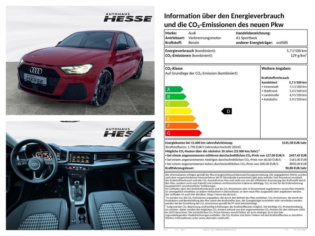 Audi A1 Sportback S-Tronic 30 TFSI