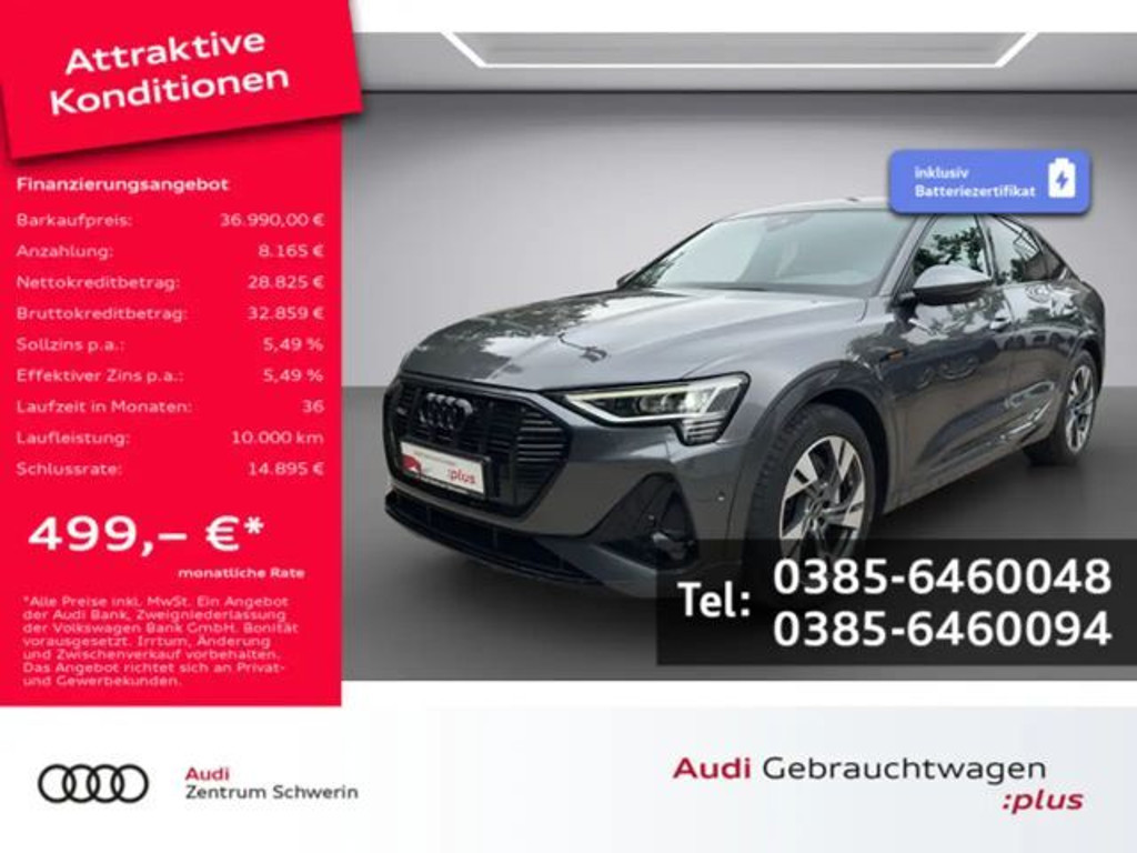 Audi e-tron Sportback Quattro S-Line 55