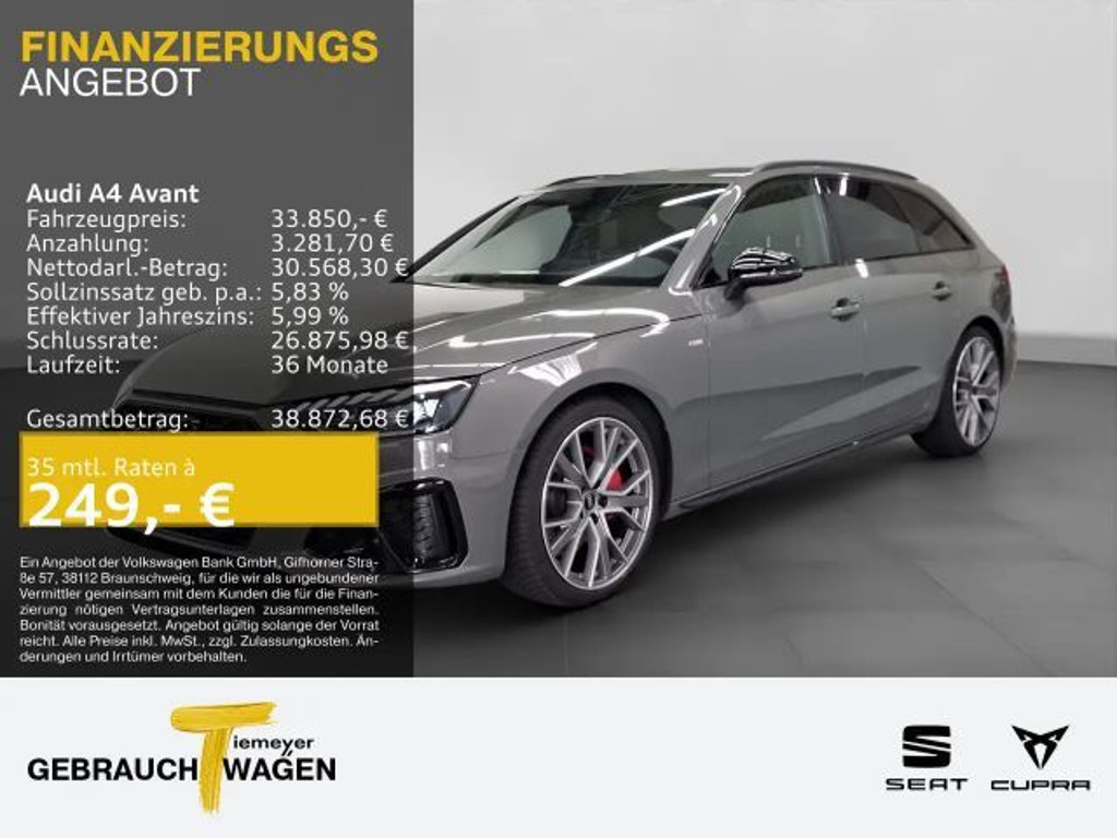 Audi A4 Quattro S-Line 40 TFSI