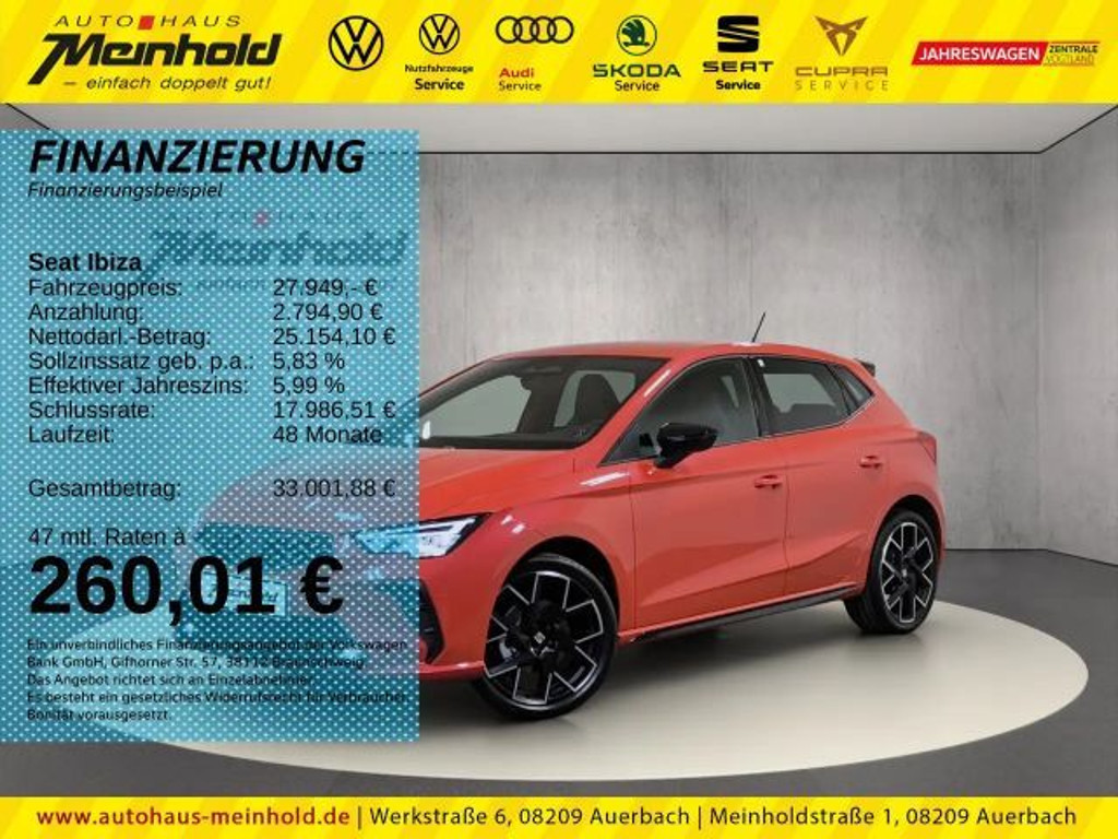 Seat Ibiza FR-lijn 1.5 TSI Black DSG