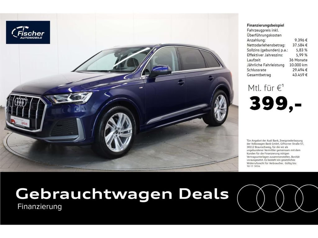Audi Q7 Quattro S-Line 50 TDI
