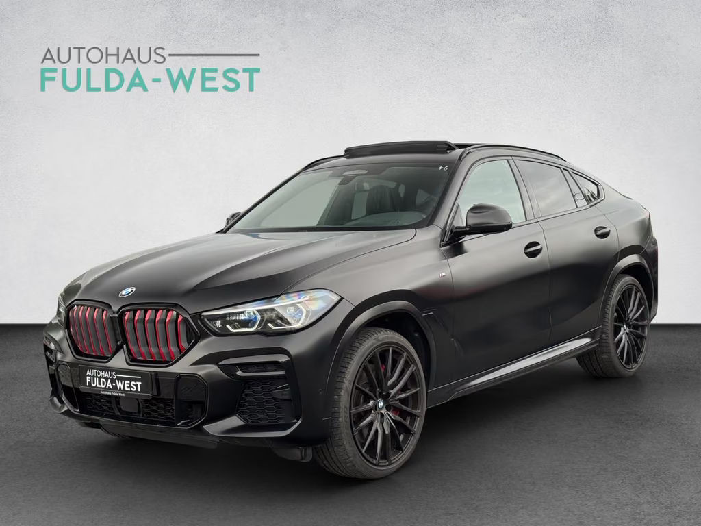 BMW X6 i Black Vermilion FrozenBlack Laser B&W