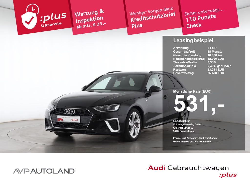 Audi A4 Avant Quattro S-Line S-Tronic 40 TDI