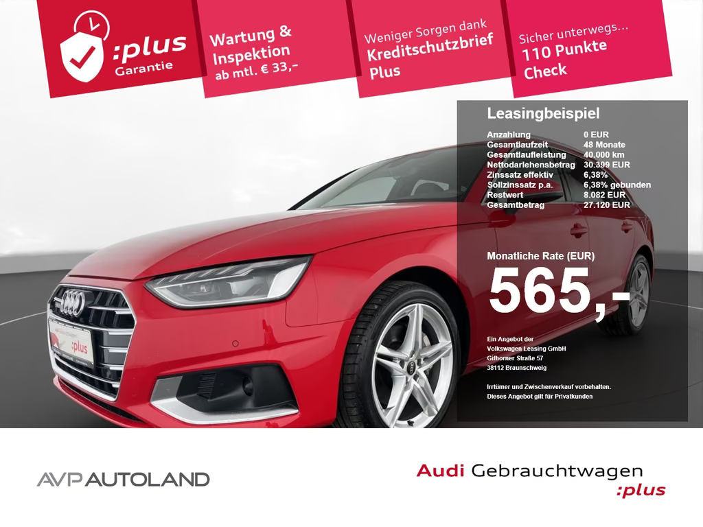 Audi A4 Avant Quattro S-Line S-Tronic 40 TFSI