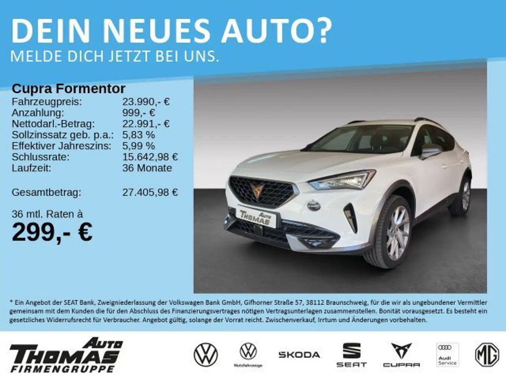 Cupra Formentor 1.5 TSI DSG