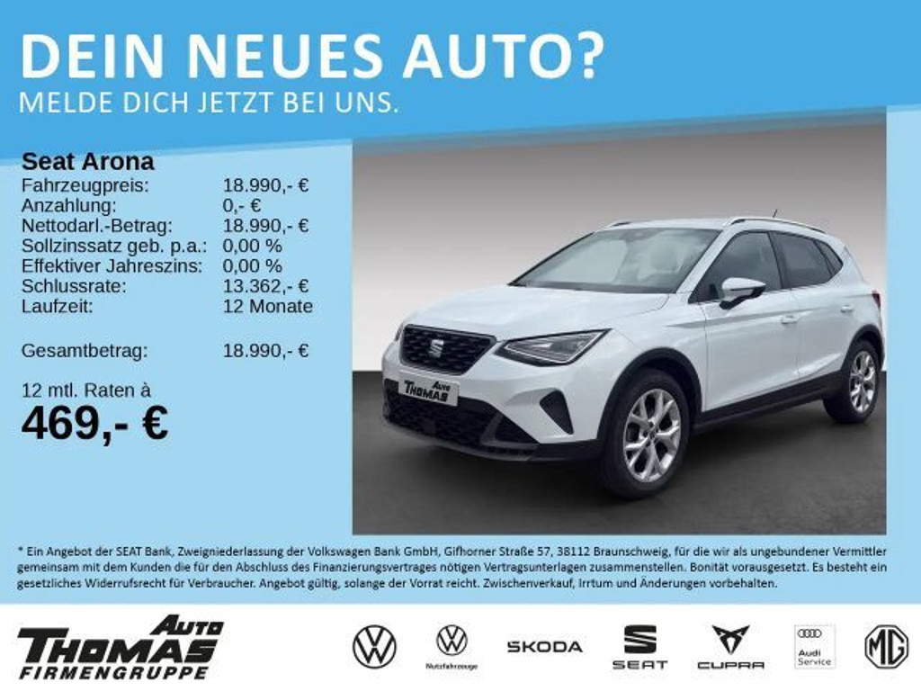 Seat Arona FR-lijn 1.0 TSI DSG