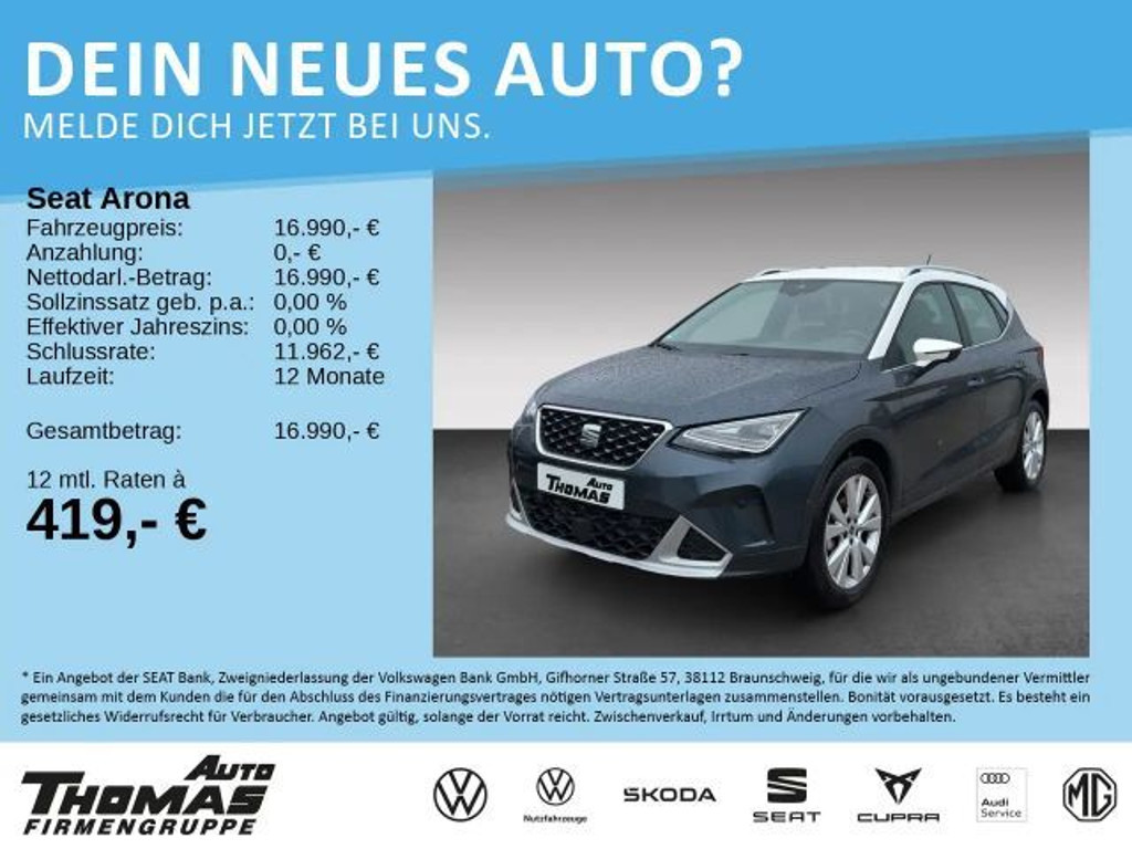 Seat Arona 1.0 TSI DSG