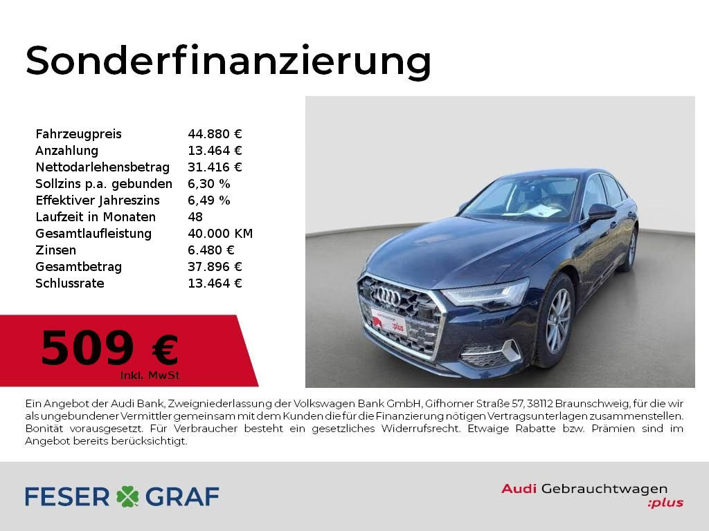 Audi A6 Sedan Quattro 45 TDI