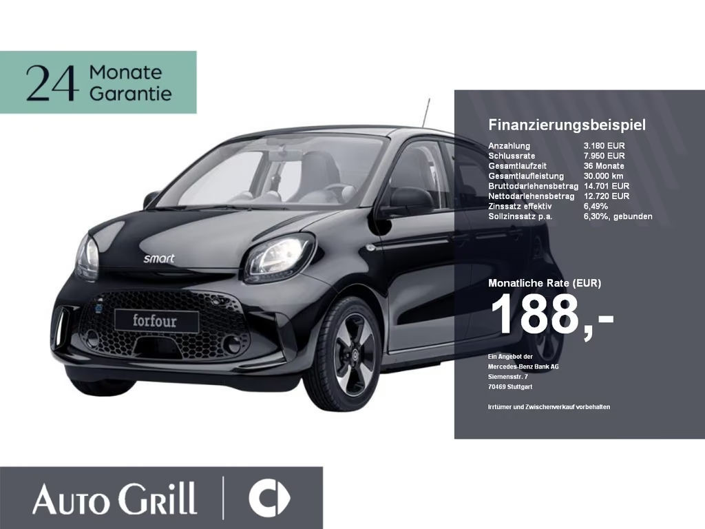 Smart EQ forfour EQ forfour Navi Kamera Jung@Smart Garantie