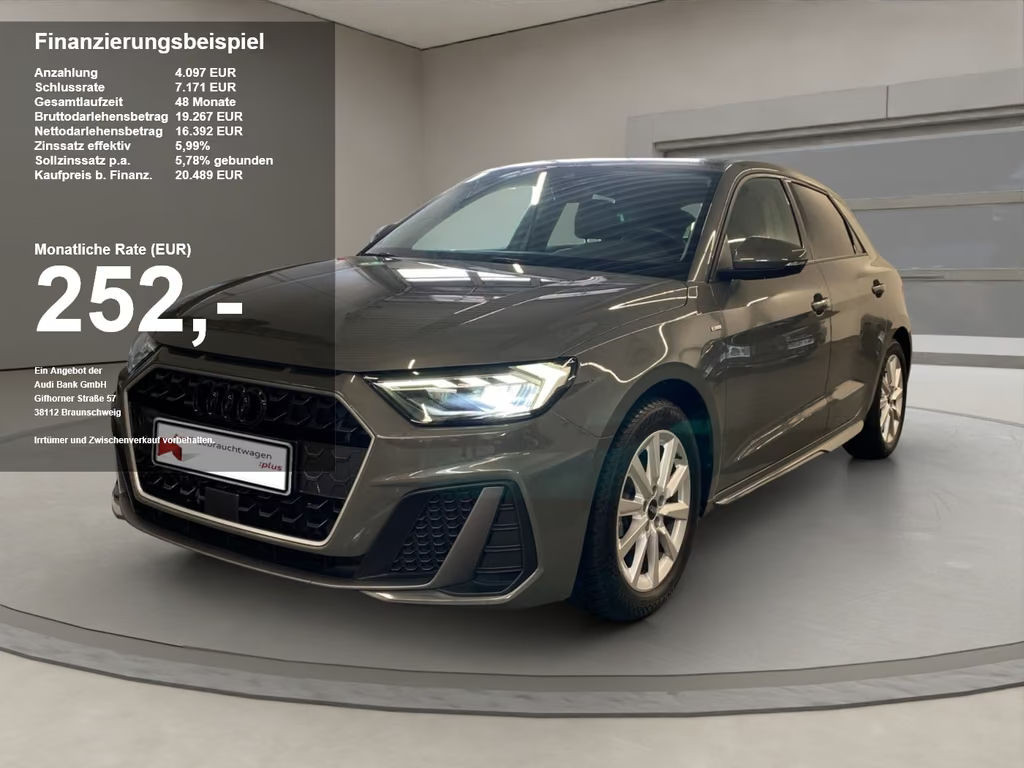 Audi A1 Sportback S-Line 1.0 TFSI