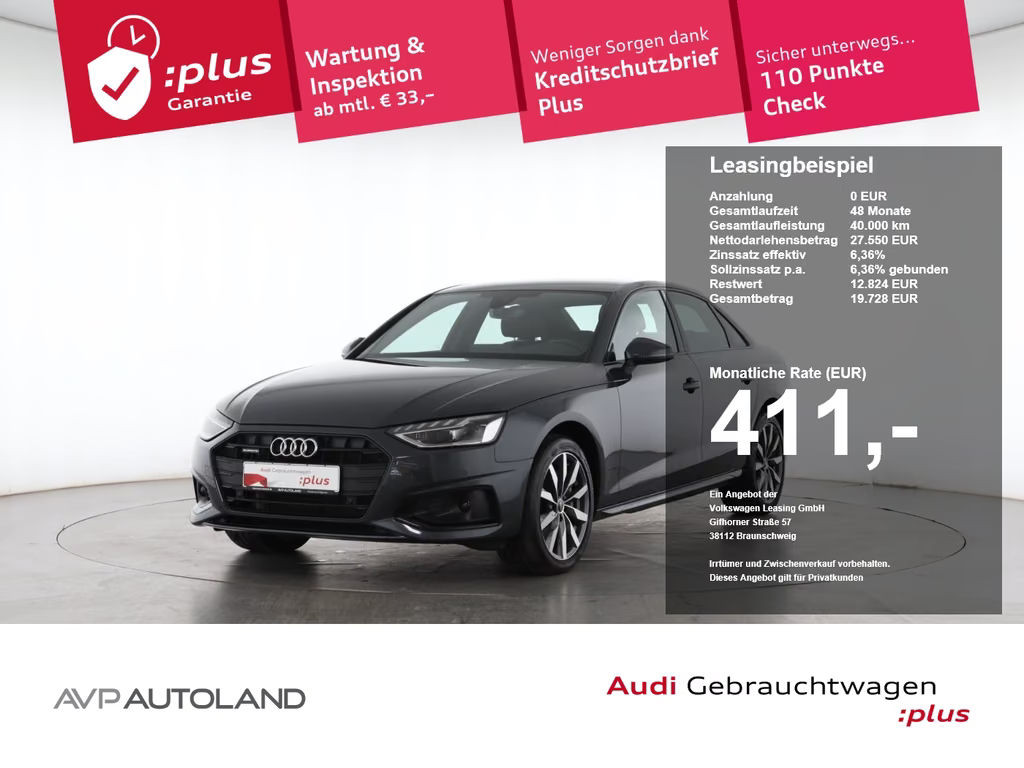 Audi A4 Sedan Quattro S-Tronic 40 TDI