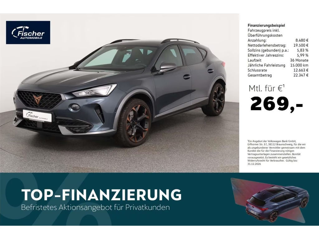 Cupra Formentor 4Drive 2.0 TSI VZ