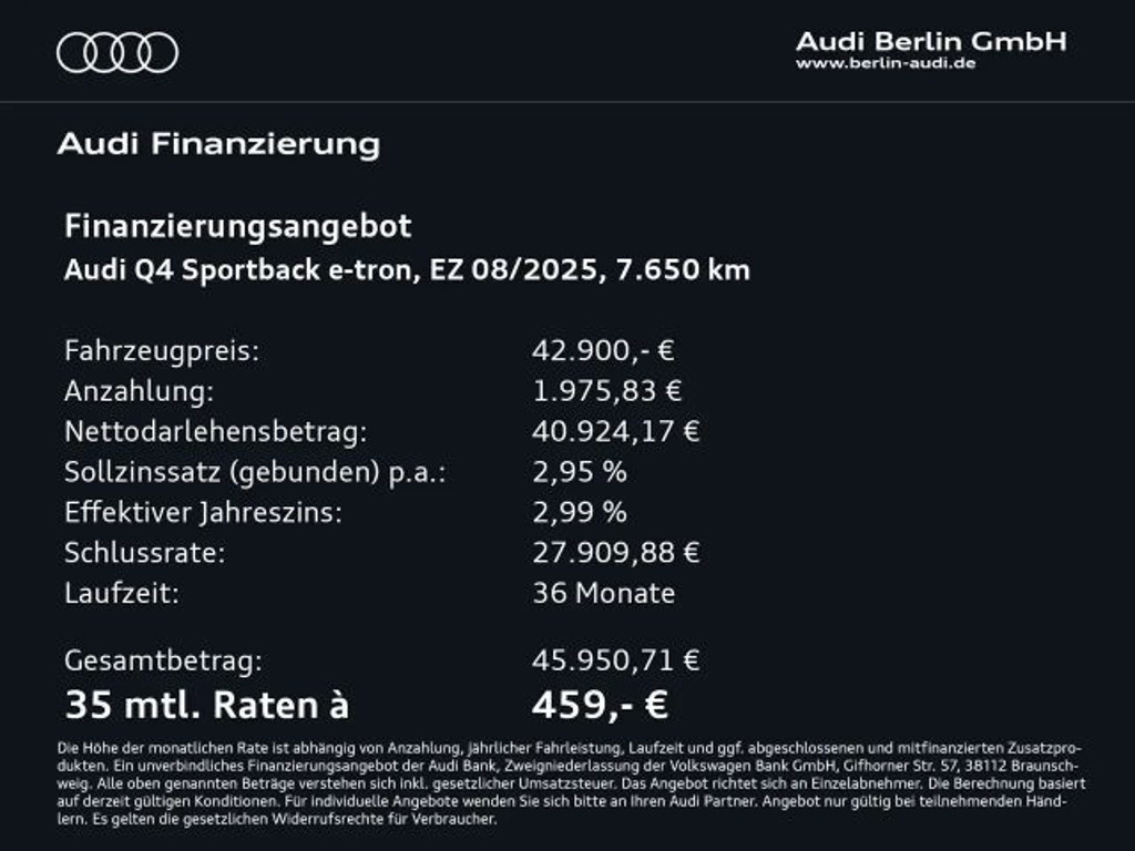 Audi Q4 e-tron