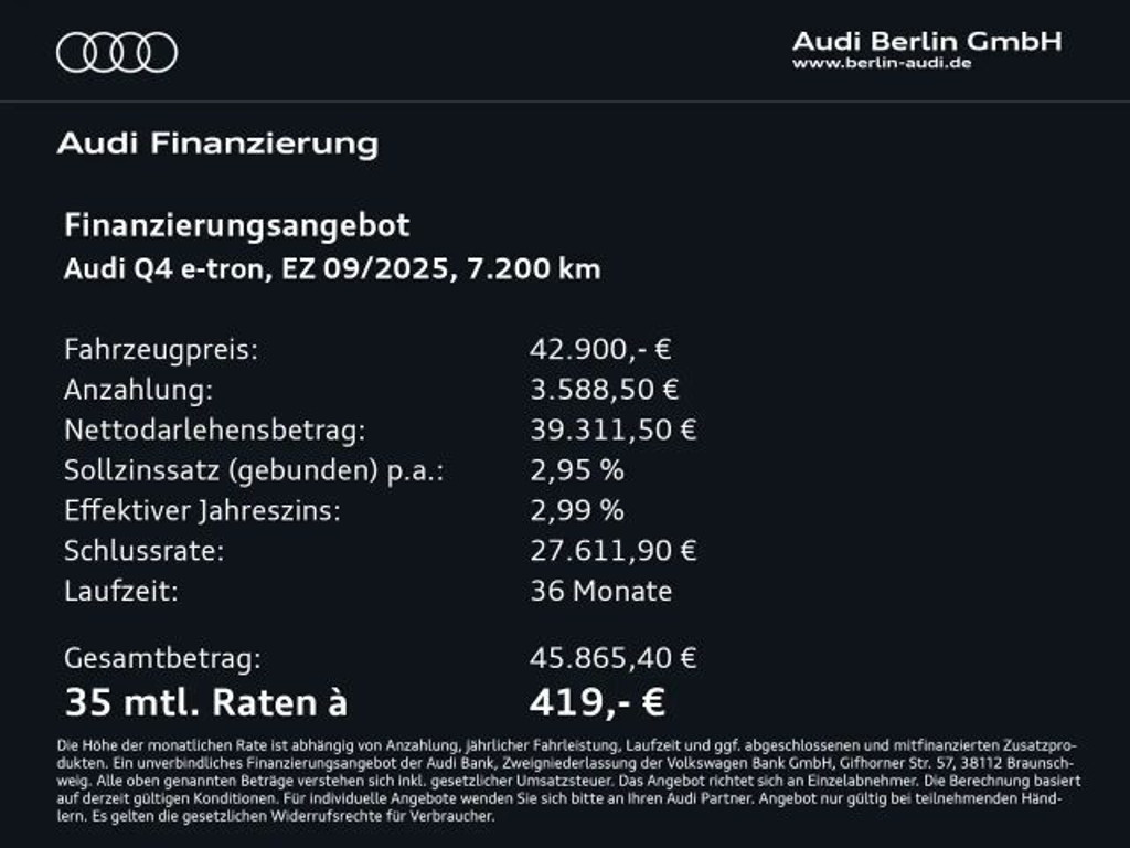 Audi Q4 e-tron