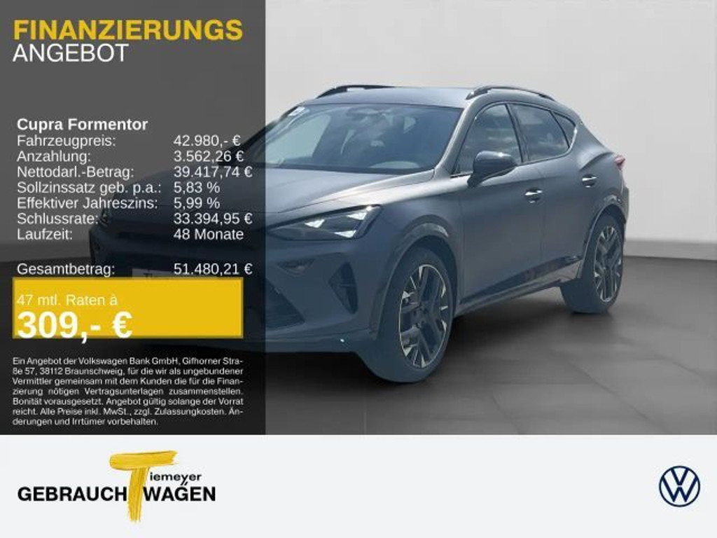 Cupra Formentor 2.0 TSI DSG