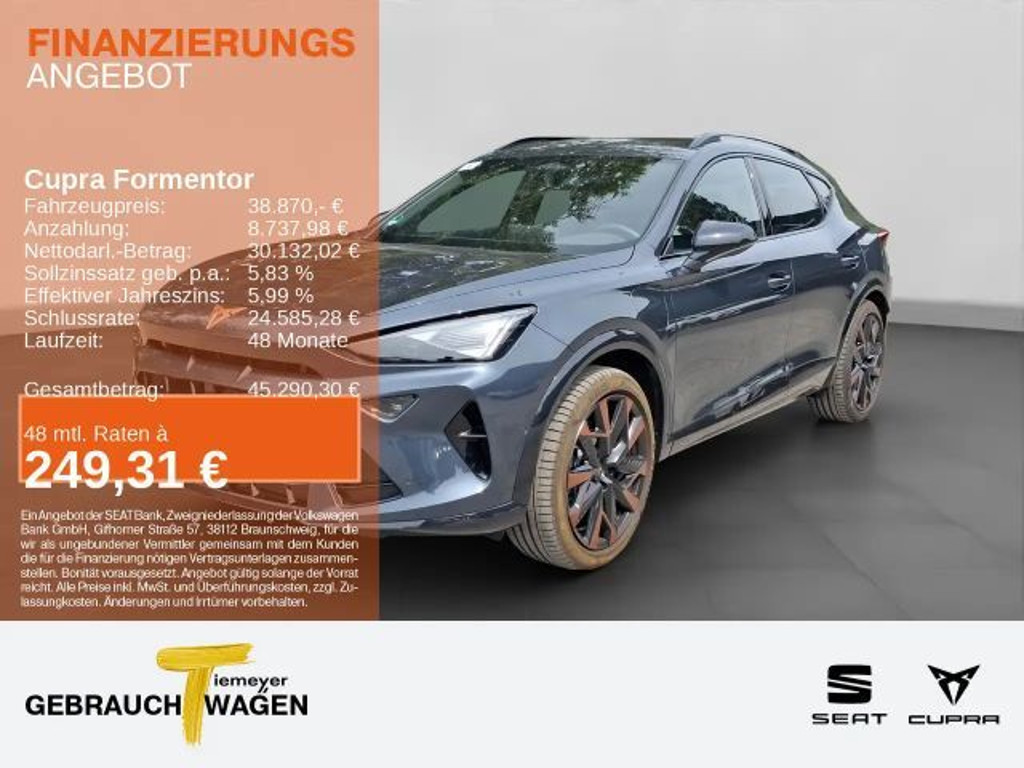 Cupra Formentor 1.5 TSI DSG e-Hybrid