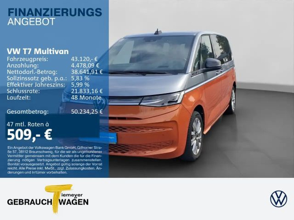 Volkswagen Multivan Style 2.0 TSI T7