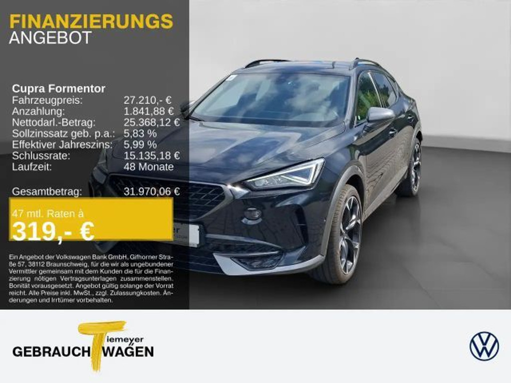 Cupra Formentor 2.0 TSI DSG VZ