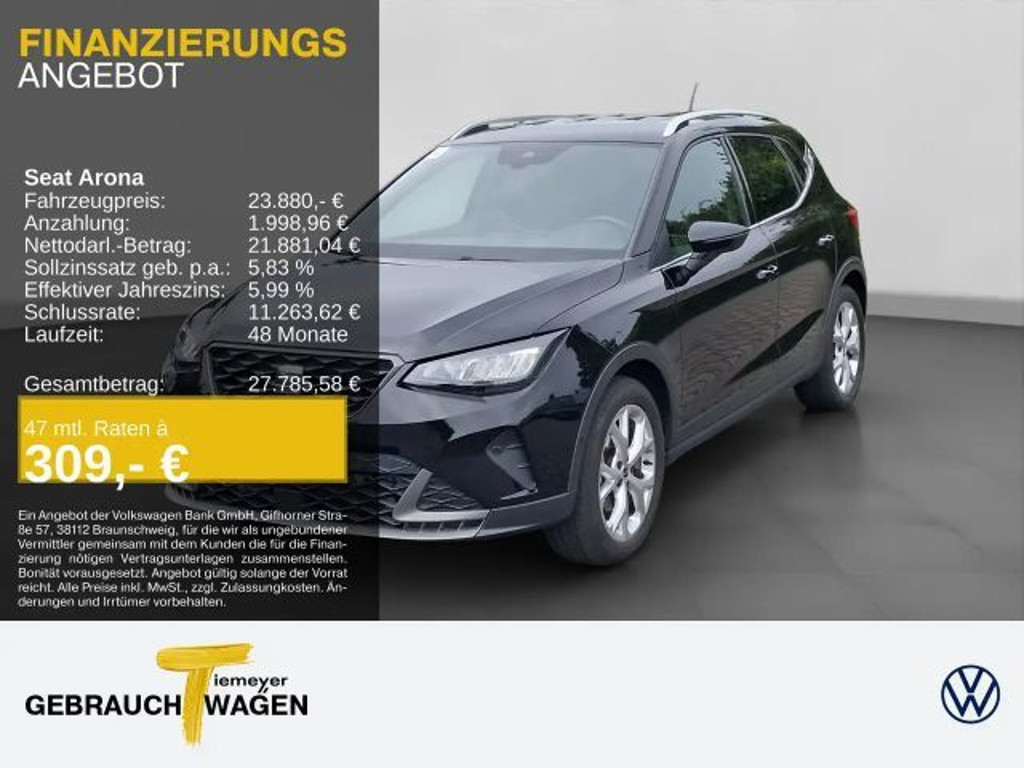 Seat Arona FR-lijn 1.5 TSI DSG