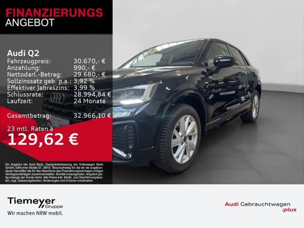 Audi Q2 Quattro S-Line 40 TFSI