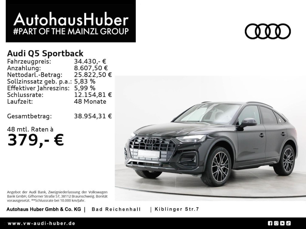 Audi Q5 Sportback Quattro S-Tronic 40 TFSI