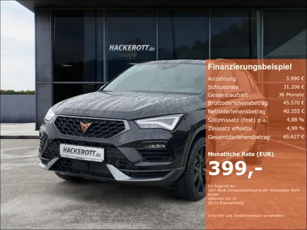 Cupra Ateca 2.0 TSI DSG
