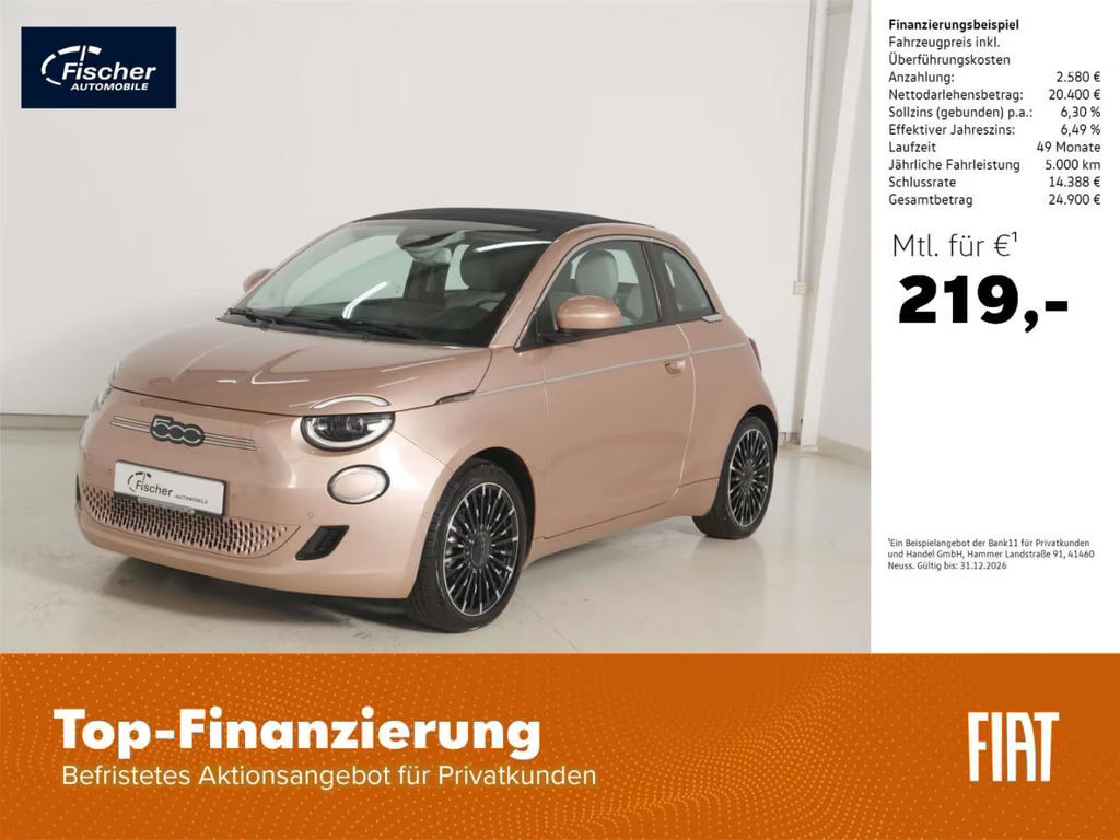 Fiat 500e by Bocelli