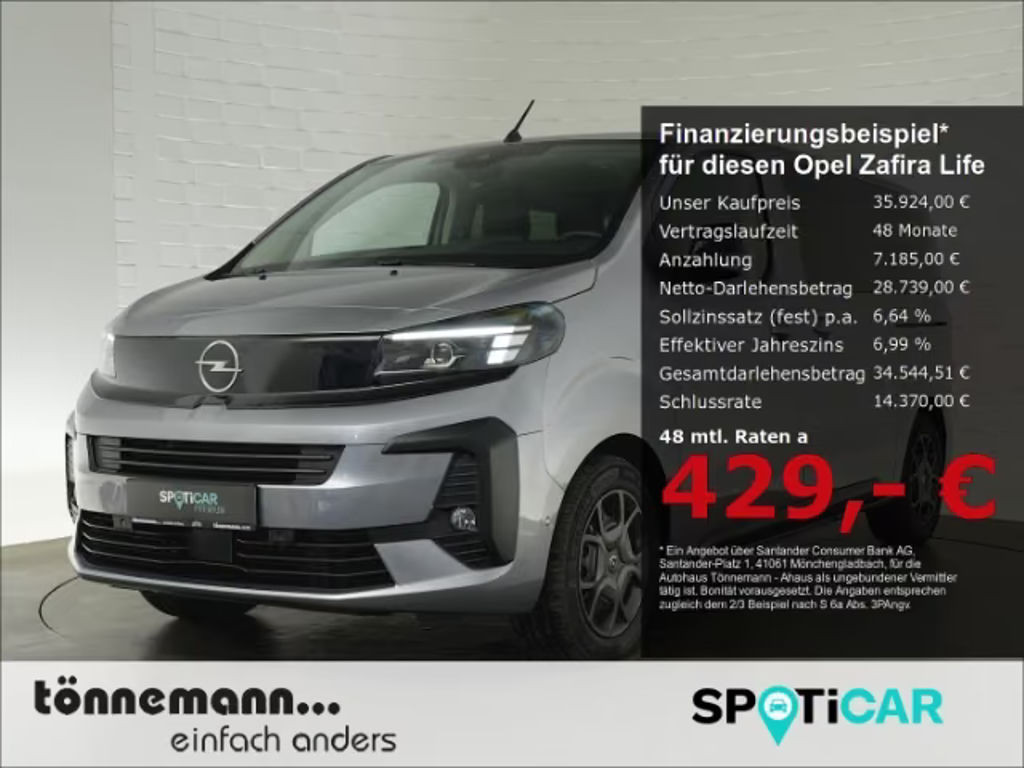 Opel Zafira Life Edition