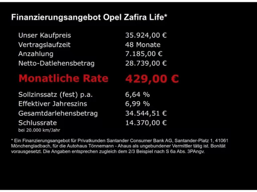 Opel Zafira Life