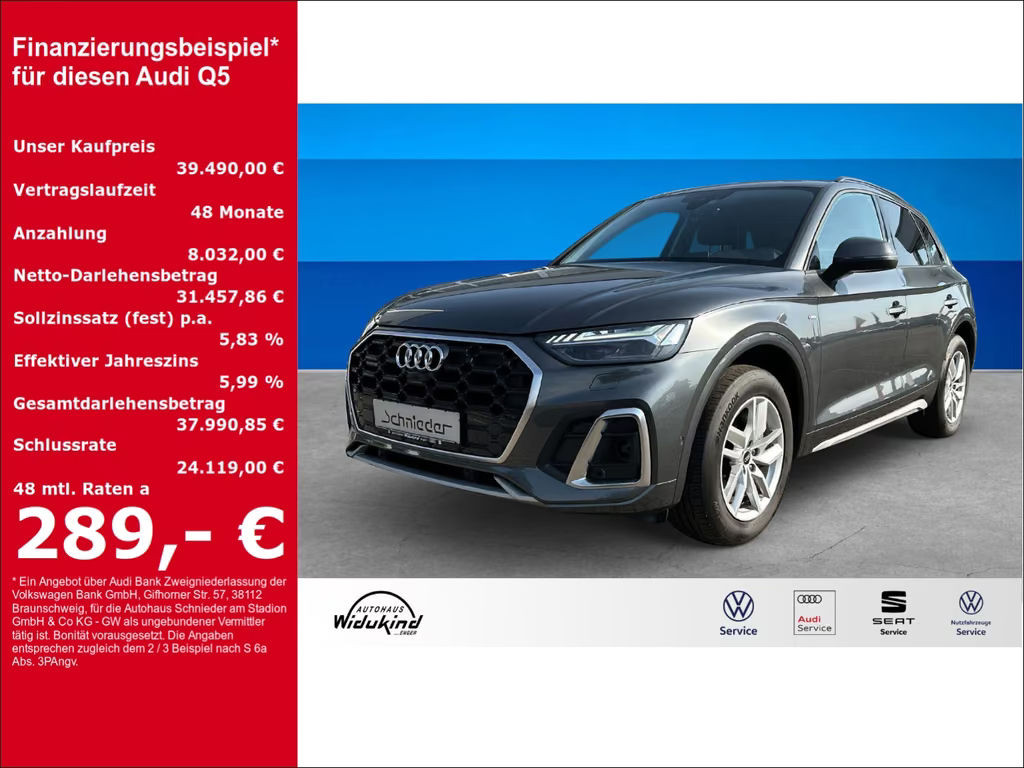 Audi Q5 Quattro S-Line 40 TDI
