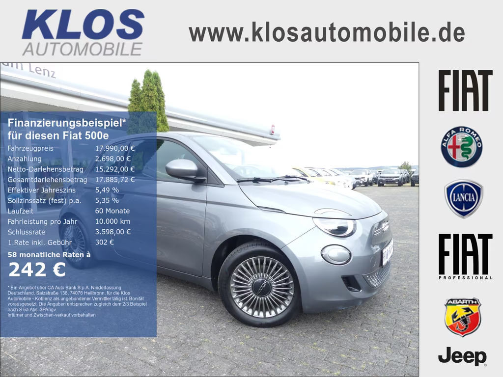 Fiat 500e Icon 42 kWh